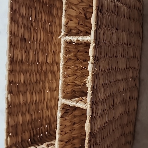 Woven Basket Organizer with Handles - Picture 4 of 6